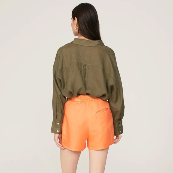 RTR Ashley Park Orange Tailored Shorts - Picture 2 of 8